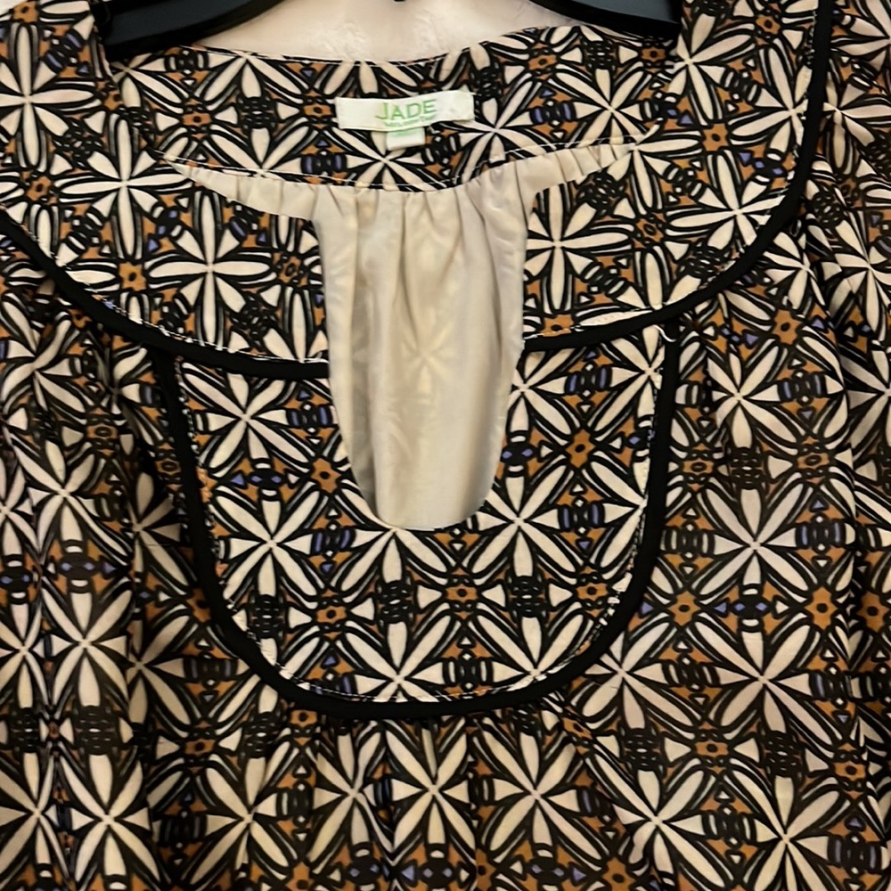 Jade printed 3/4 sleeve dress size XL - Picture 3 of 7